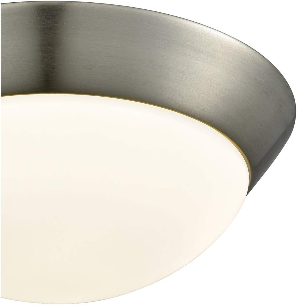 Elk Lighting FML7150-10-16M Close-to-Ceiling-Light-fixtures, 4x11x11, Nickel Pack of 2