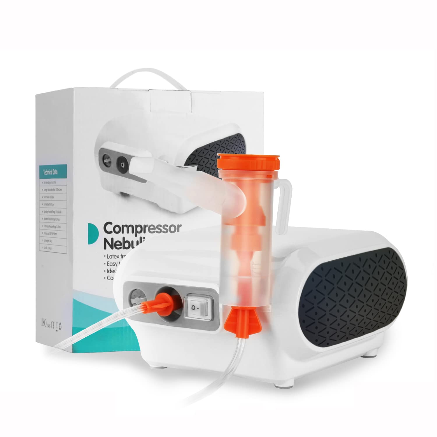 Nebulizer Machine Personal Compressor Nebuliser Portable Compressor System with Tubing Kits for Home Use