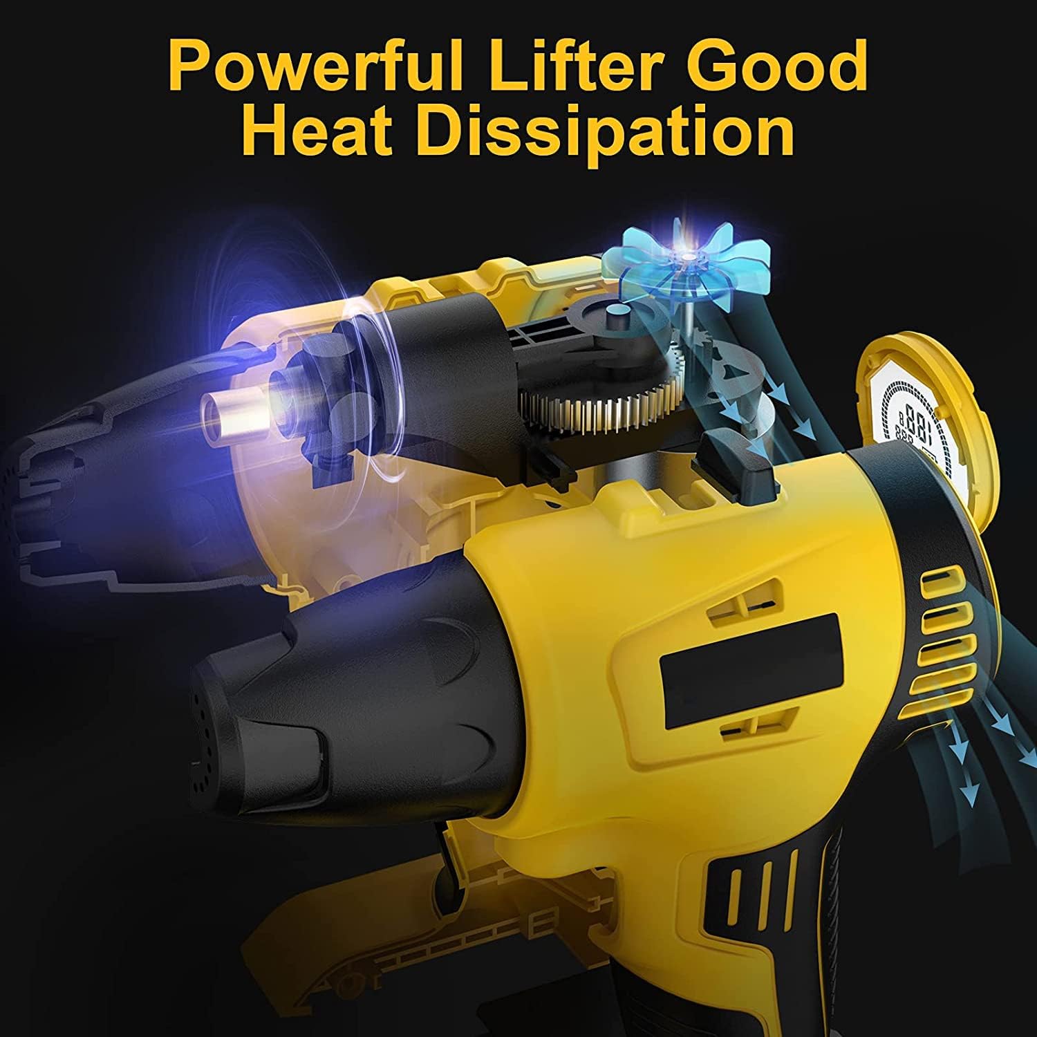 TORYO Tire Inflator, 20V 150PSI Portable Air Compressor Cordless Tire Pump with 2500mAh Rechargeable Li-ion Battery& 12V Car Power Adapter, Portable Air Pump for Car SUV RV Tires (20V) Pack of 2