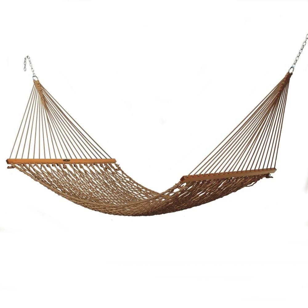 Pawleys Island Single Original DuraCord Rope Hammock - Antique Brown
