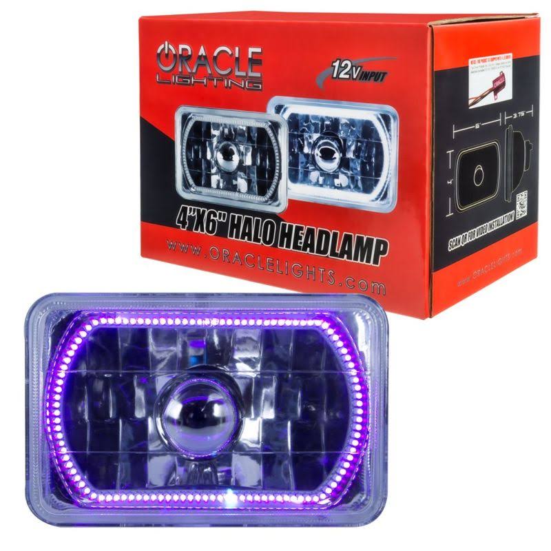 Oracle Lighting 6909-007 Pre-Installed Lights 4x6 in. Sealed Beam, UV/Purple
