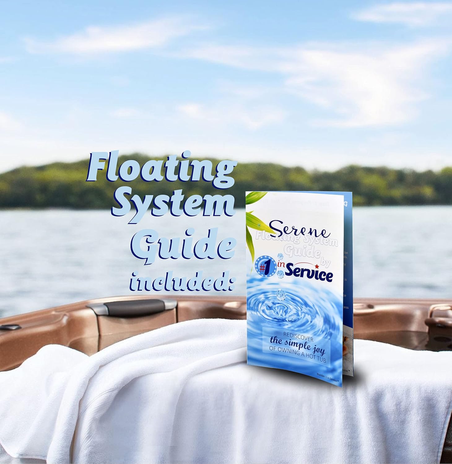 Spa Frog Serene Cartridge for Hot Tub 2 Mineral Cartridge for Floating Sanitizing System and Hot Tub Water Balance Guide Pack of 2