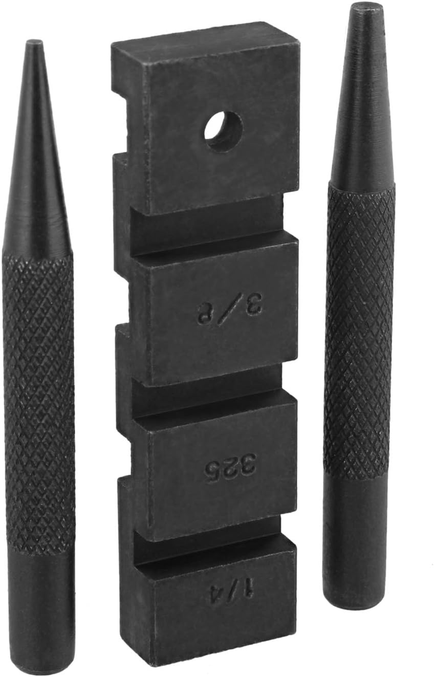 Felled Pocket Chainsaw Chain Breaker Tool Kit - 3Pc Pocket Chain Saw Rivets and Chainsaw Link Removal Tool Pack of 2