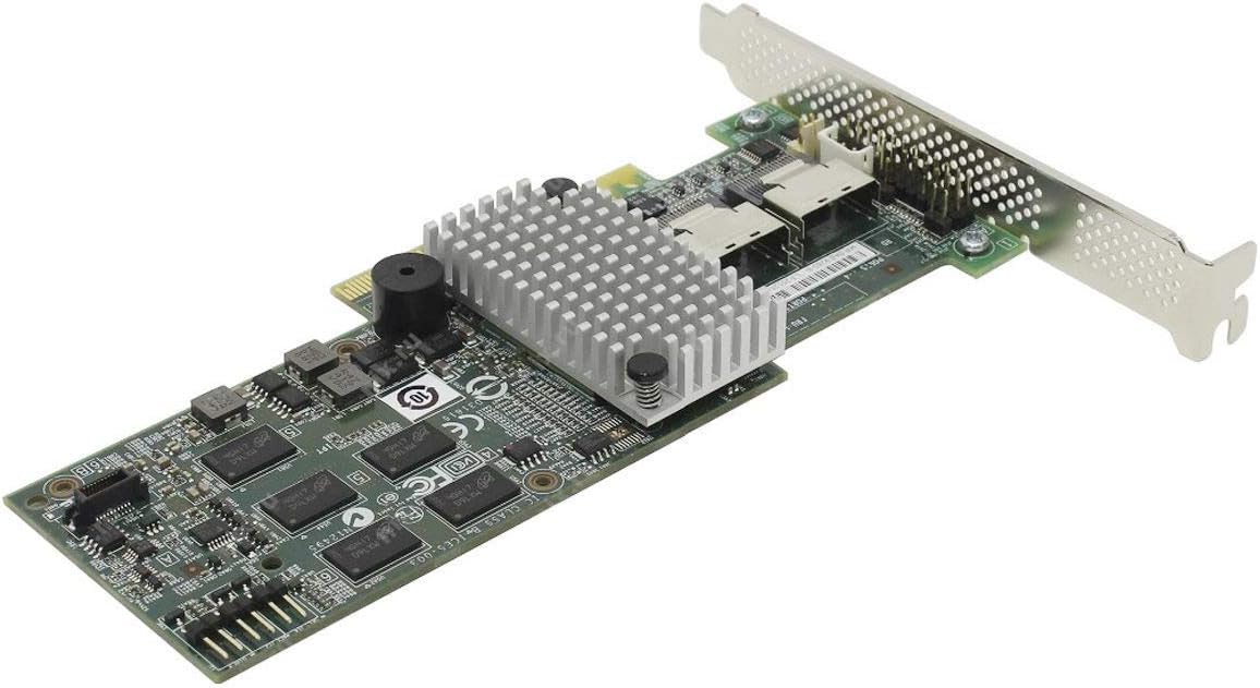 Cablecc PCI-E to D2616-A12 LSI 9261-8i SATA/SAS Raid 6Gbs 512MB Cache SFF-8087 6Gb RAID0.1.5.6 PCI-E 2.0 X8 Controller Card with Bracket