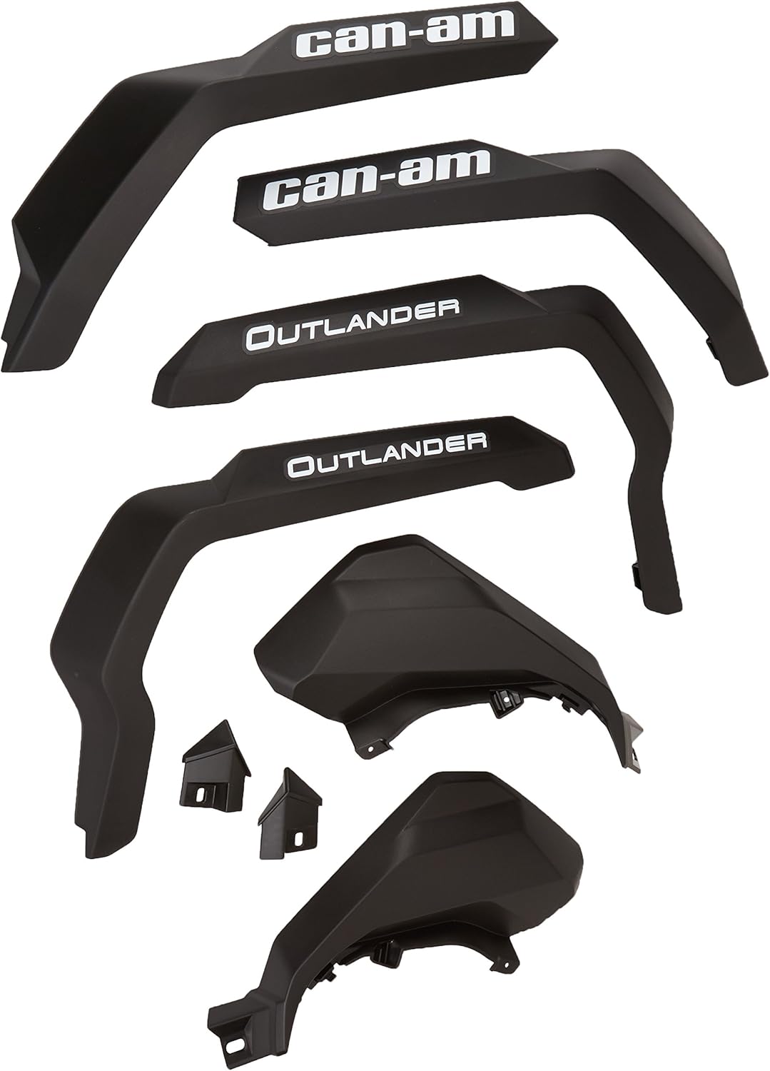 Can-Am 715001764 Black ATV Mud Guard Kit