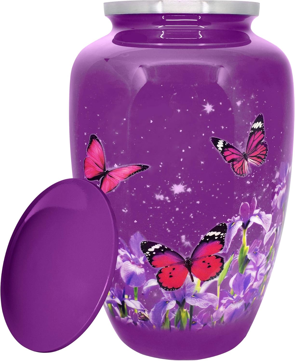 Trupoint Memorials Mystic Butterfly Adult Urn for Human Ashes - A Warm and Loving Final Resting Place for Your Loved one Lost - with Velvet Bag