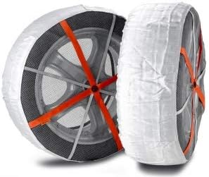 AUTOSOCK AS68 Traction Wheel and Tire Cover for Ice & Snow Easy Install Tire Chain Alternative