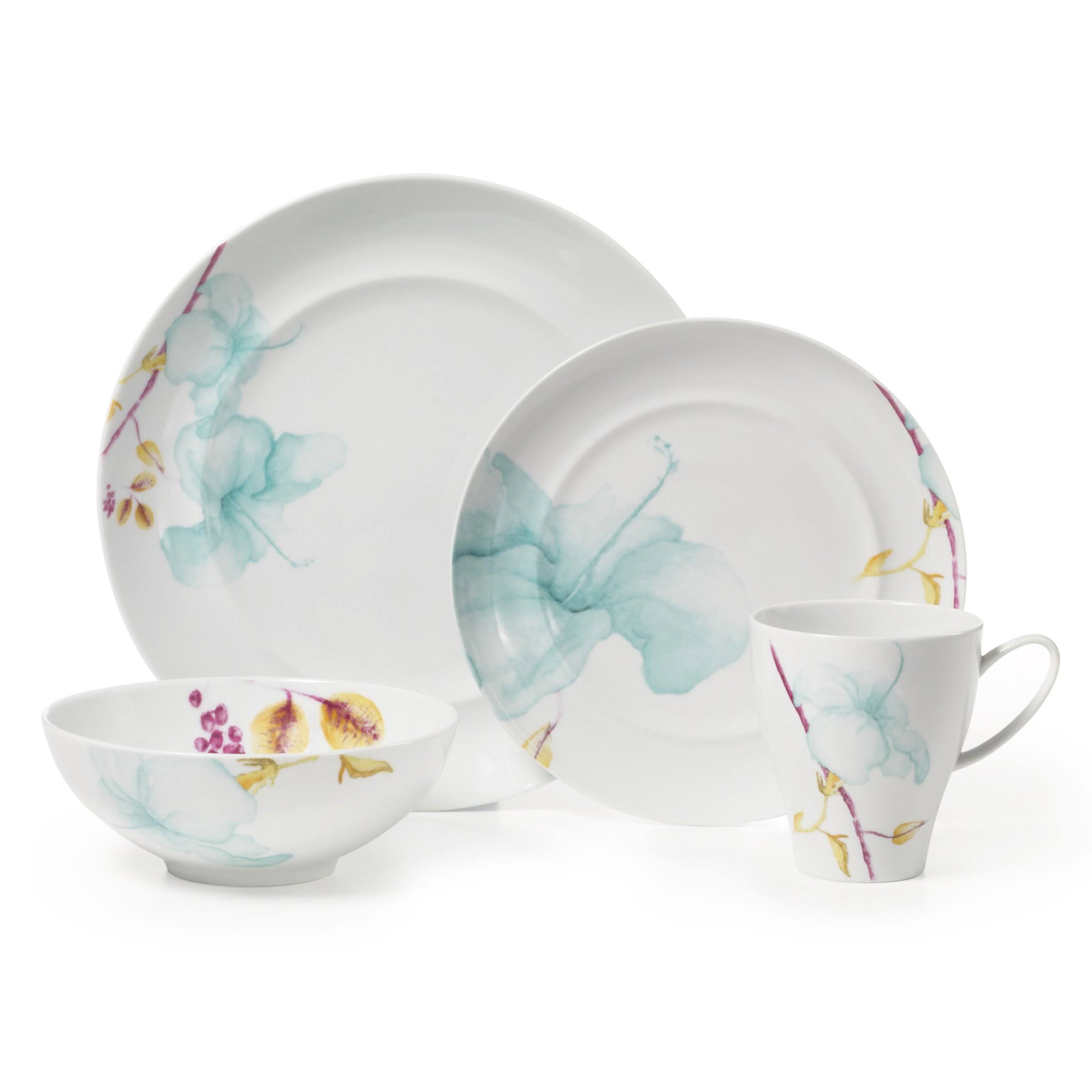 Mikasa Aliza Teal 4 Piece Place Setting