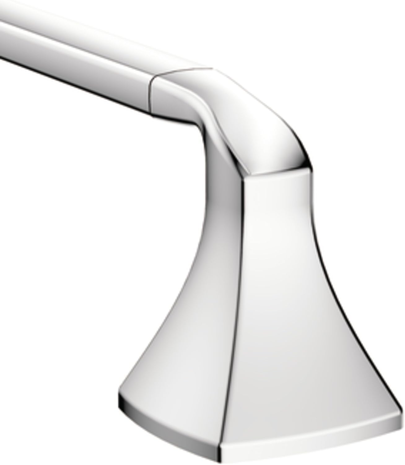 Moen YB5124NL Voss 24-Inch Bathroom Towel Bar, Polished Nickel Pack of 2