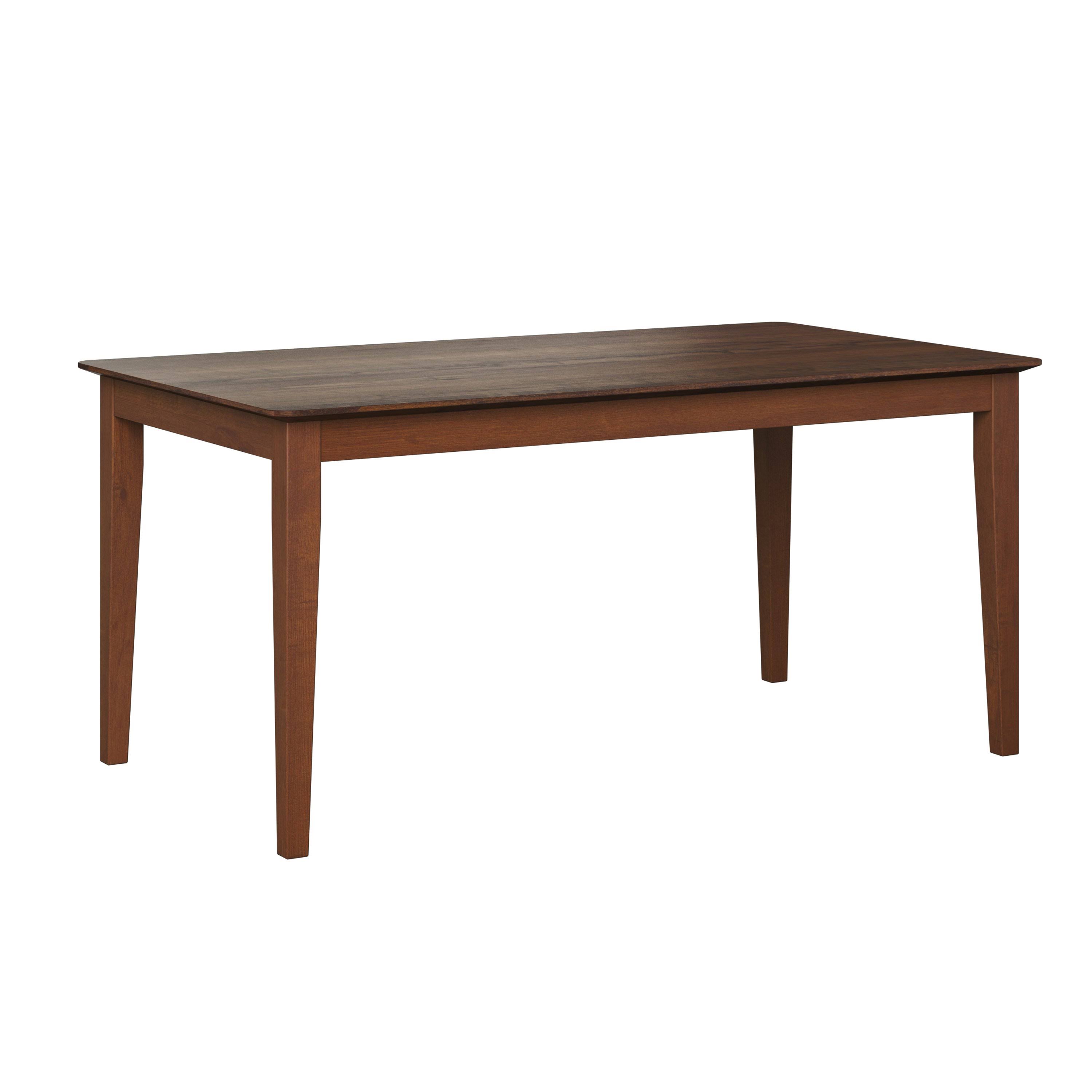 Domesis Chacon Rectangular Smart Top Dining Table Walnut Finish