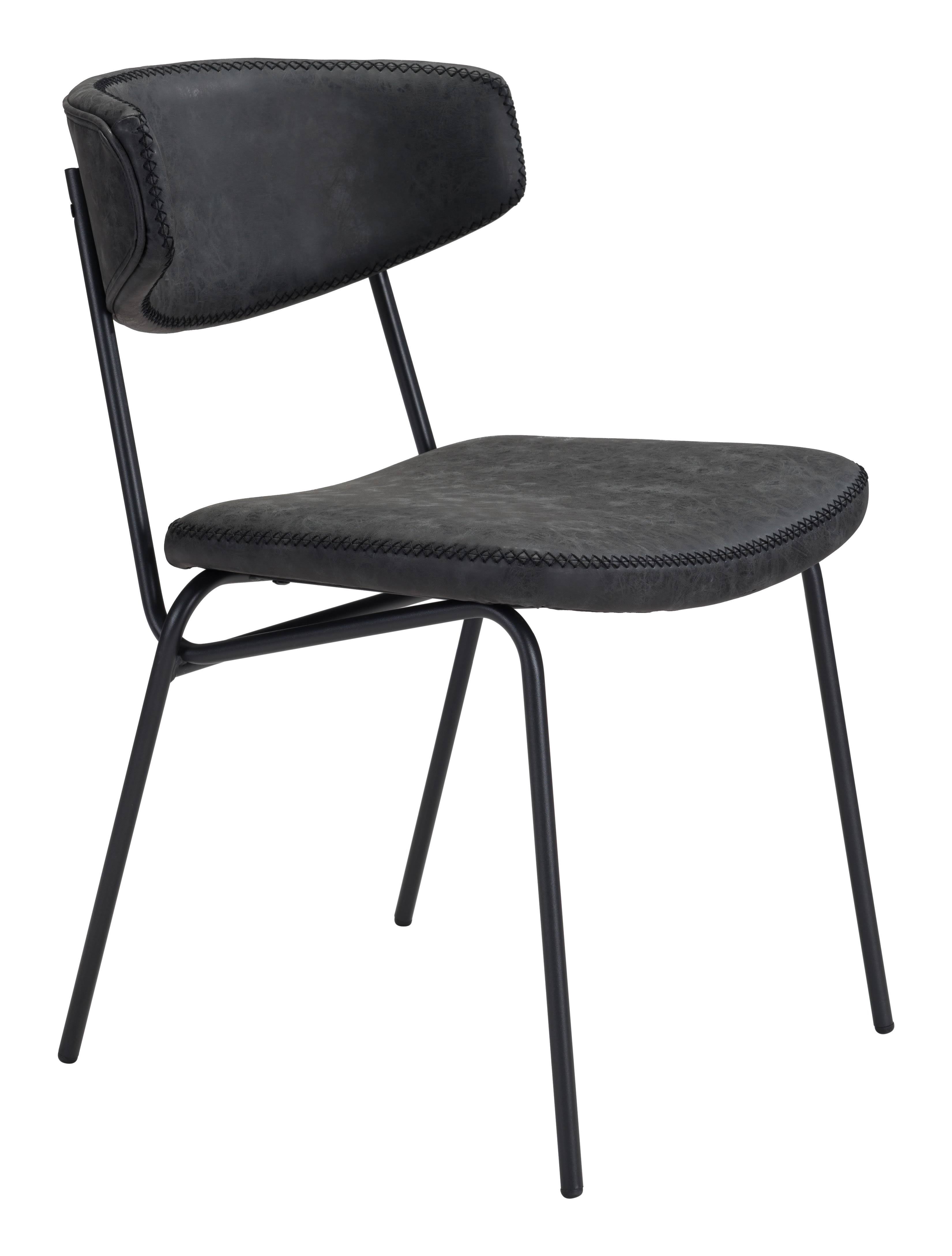 Zuo Ellen Vintage Dining Chair - Set of 2 - Black