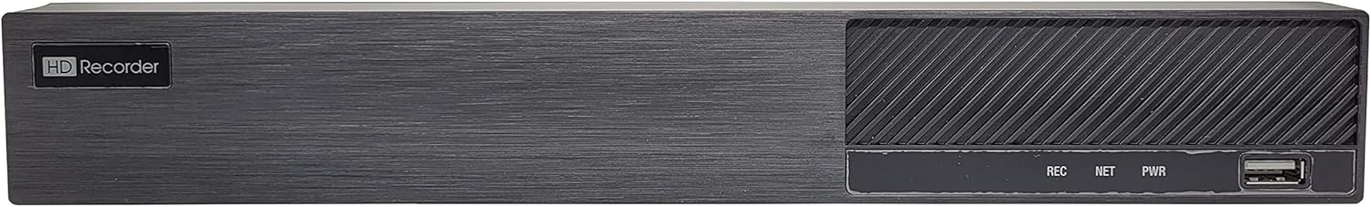 ACELEVEL 8 Channel Mini 1 U 8 PoE 4K & H.265 NVR, 50 Mbps/50 Mbps, HDMI/VGA, 1 SATA, Same as Q-See QT878, Supports Superlive Plus & Superlive Pro(Phone App) (No HDD)