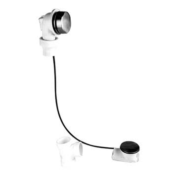 Mountain Plumbing BWO40S45P2/ACP Schedule 40 PVC Cable Operated Bath Waste u0026 Overflow Drain - Antique Copper