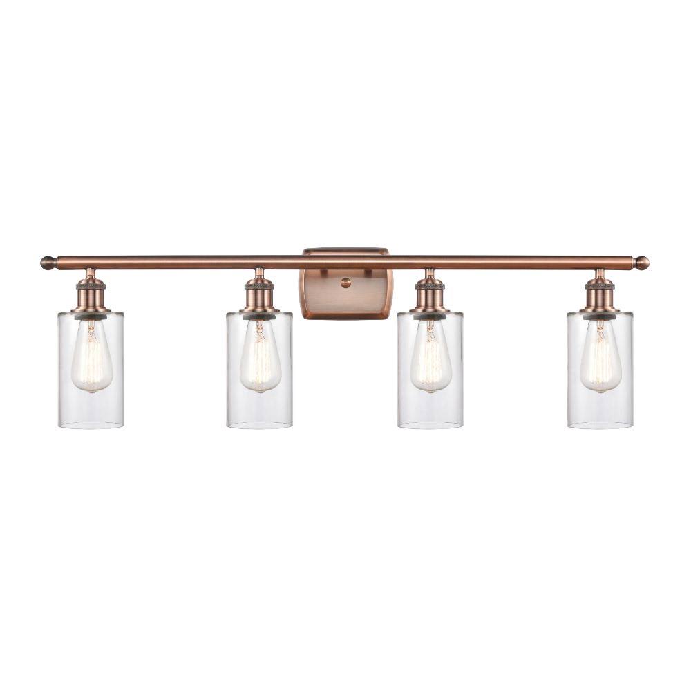 Innovations Lighting 516-4W-AC-G802 Clymer - 4 Light Bath Vanity