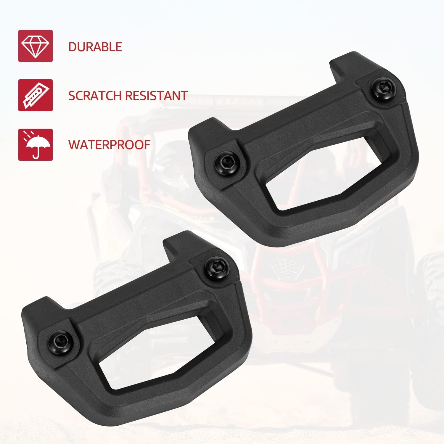 HAKA TOUGH LinQ Cargo Base Kit Brackets with Hardware for Ski-Doo, Sea-Doo ,Can Am LinQ Adapter Accessories,Replace OEM # 860201806 (Pair)