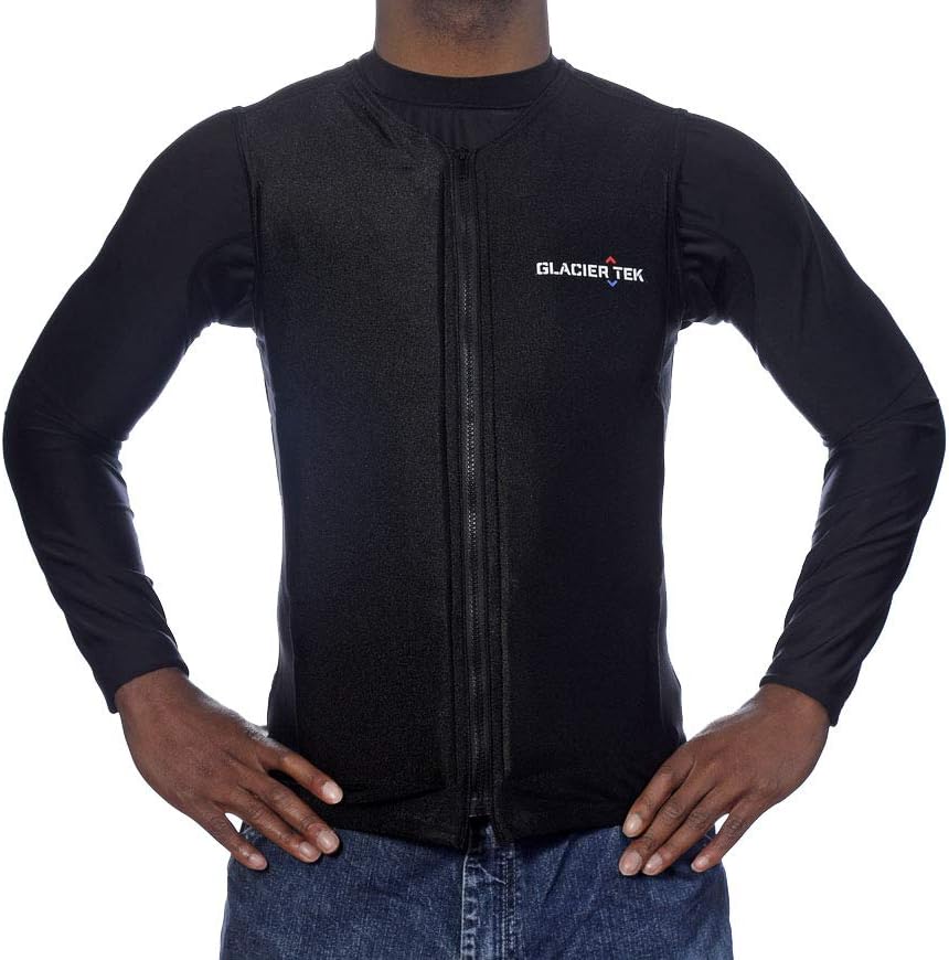 Glacier Tek Flex Cool Vest with Nontoxic Cooling Packs