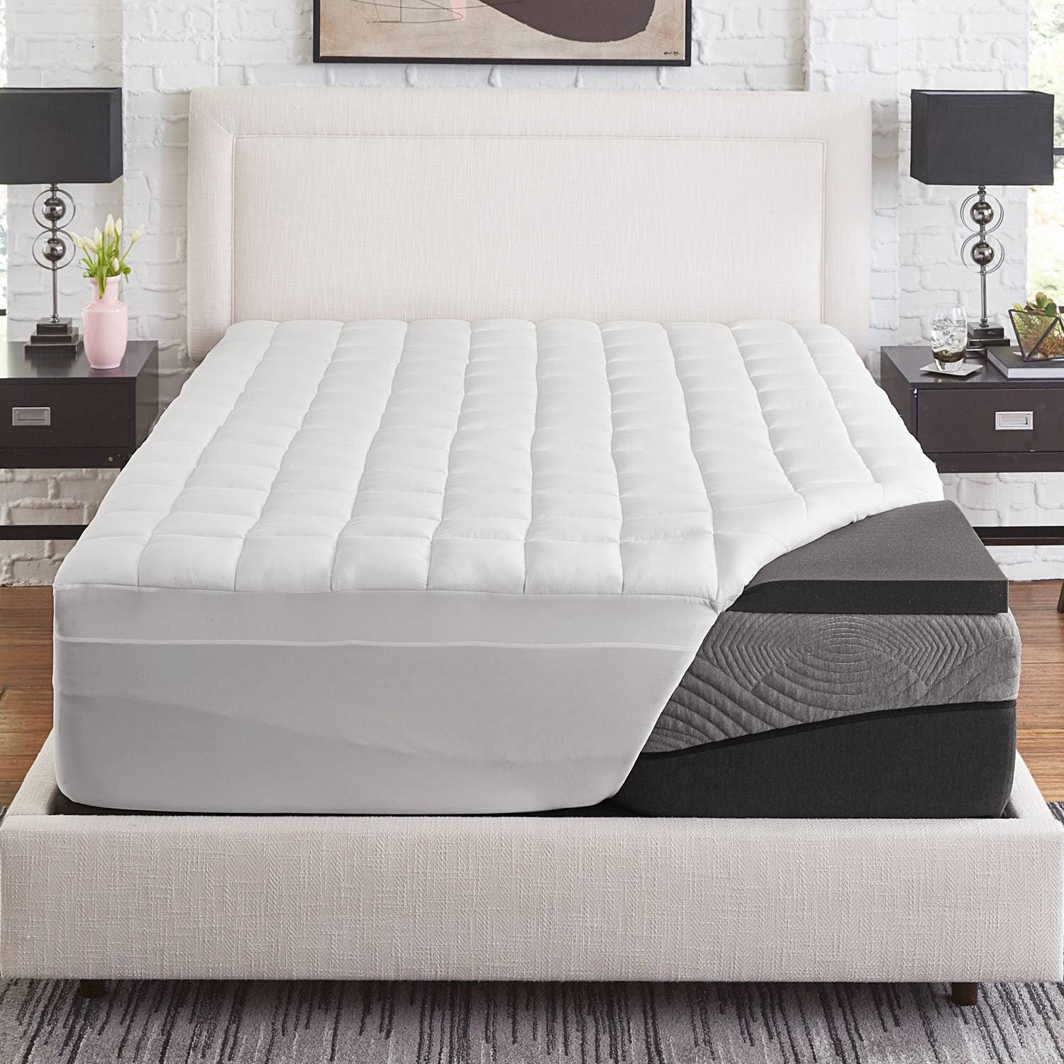 Slumber Solutions Active 2-Inch Charcoal Memory Foam with 1.5-inch Fiber Cover - Twin XL