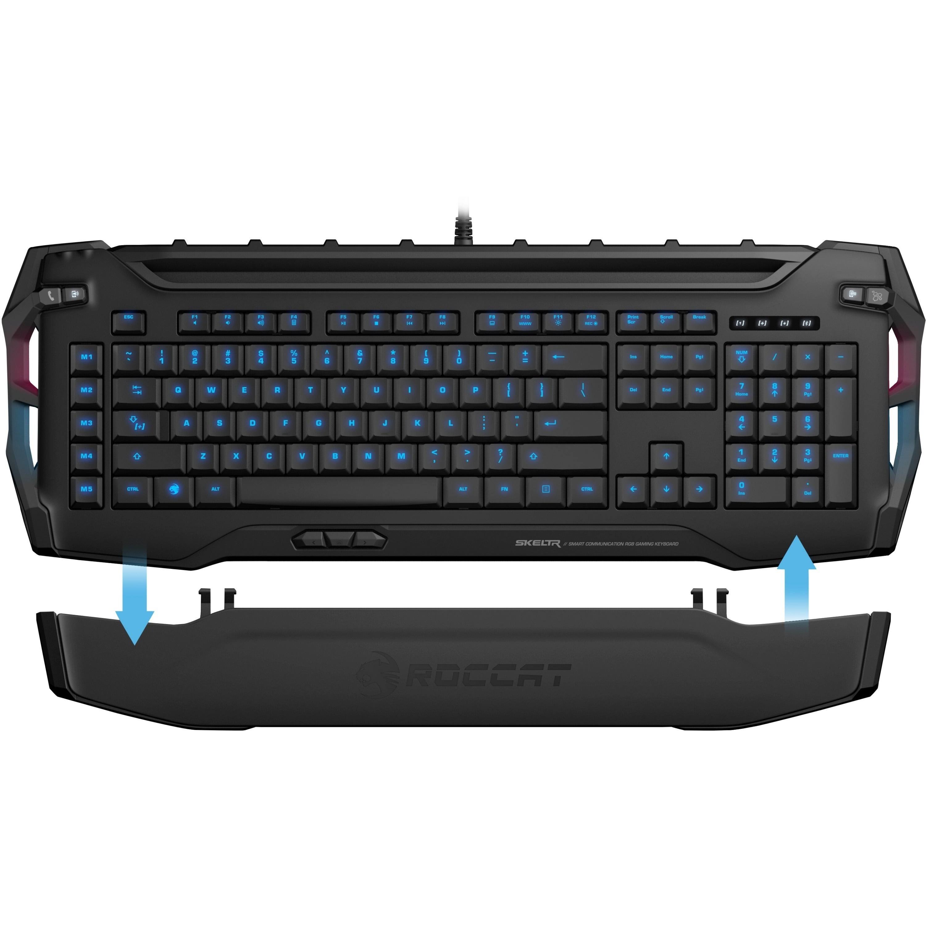 Roccat SKELTR Smart Communication RGB Gaming Keyboard - Black