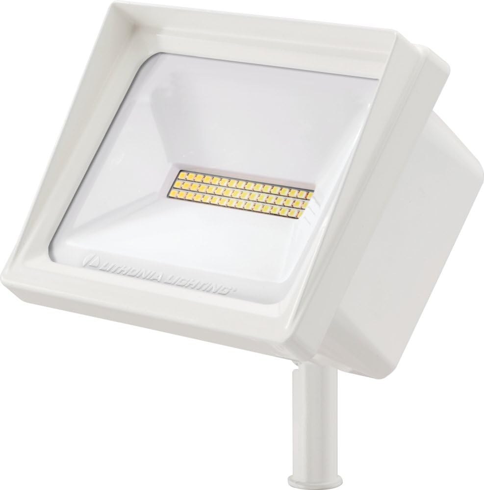 Lithonia Lighting QTE LED P3 40K 120 THK DDB M6 Flood Light, Dark Bronze Pack of 2