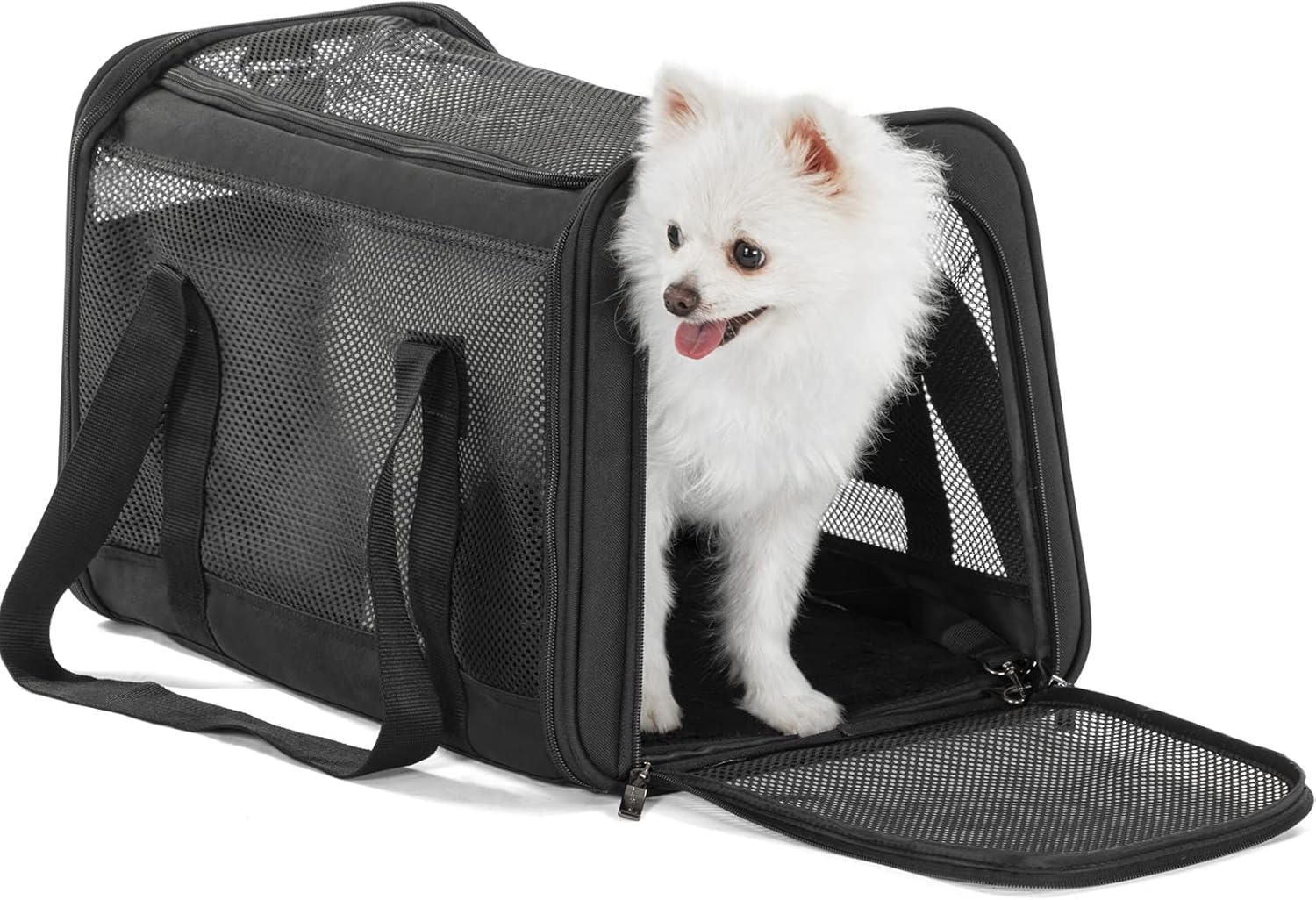 Petsfit Most Airline Approved Cat Carrier Dog Carriers,Large Capacity Lightweight Washable Soft-Sided Pet Travel Carrier for Other Small Animal with 5-Sided Breathable Mesh