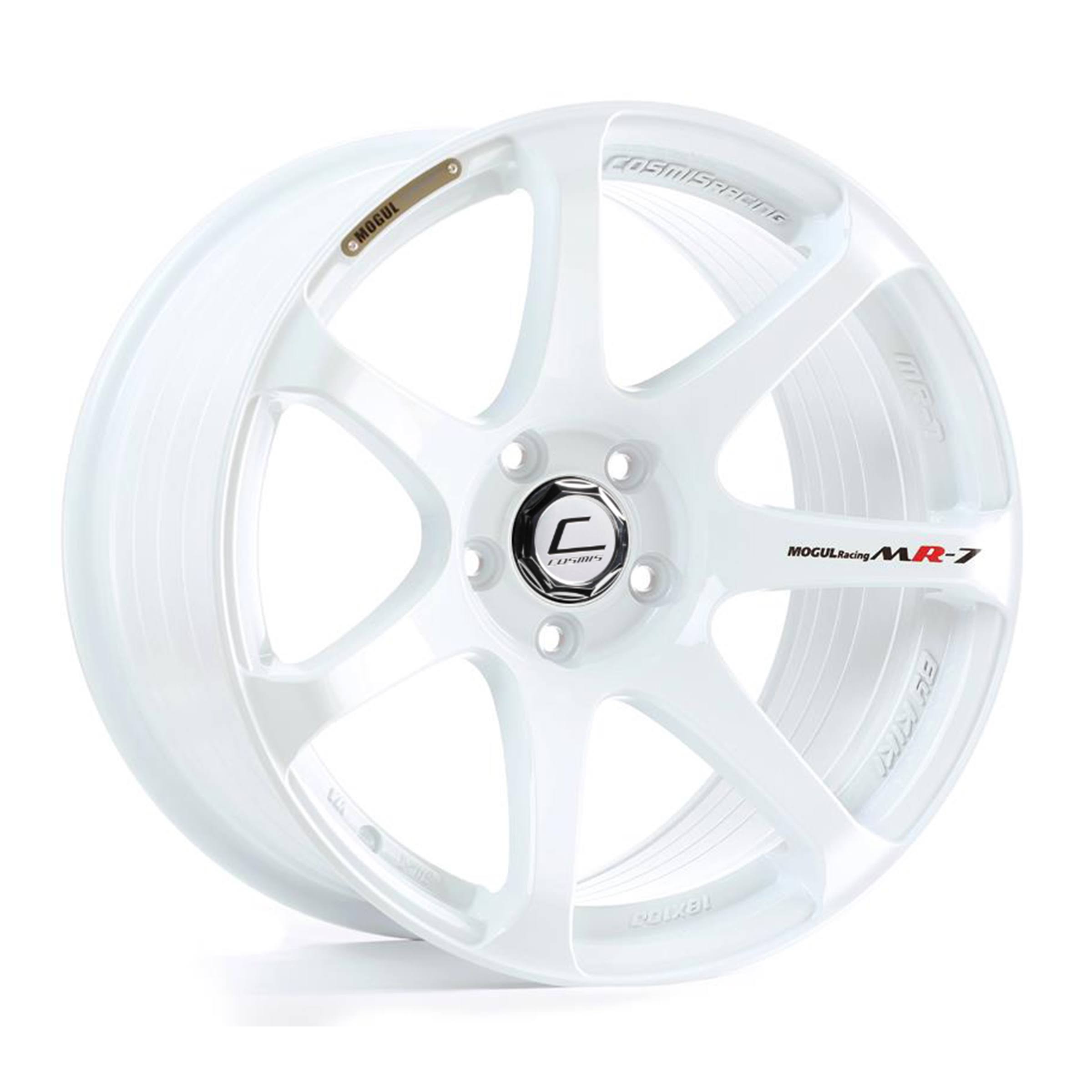 Cosmis Racing MR7 Wheel, 5x114.3 / 18x10 +25mm / White