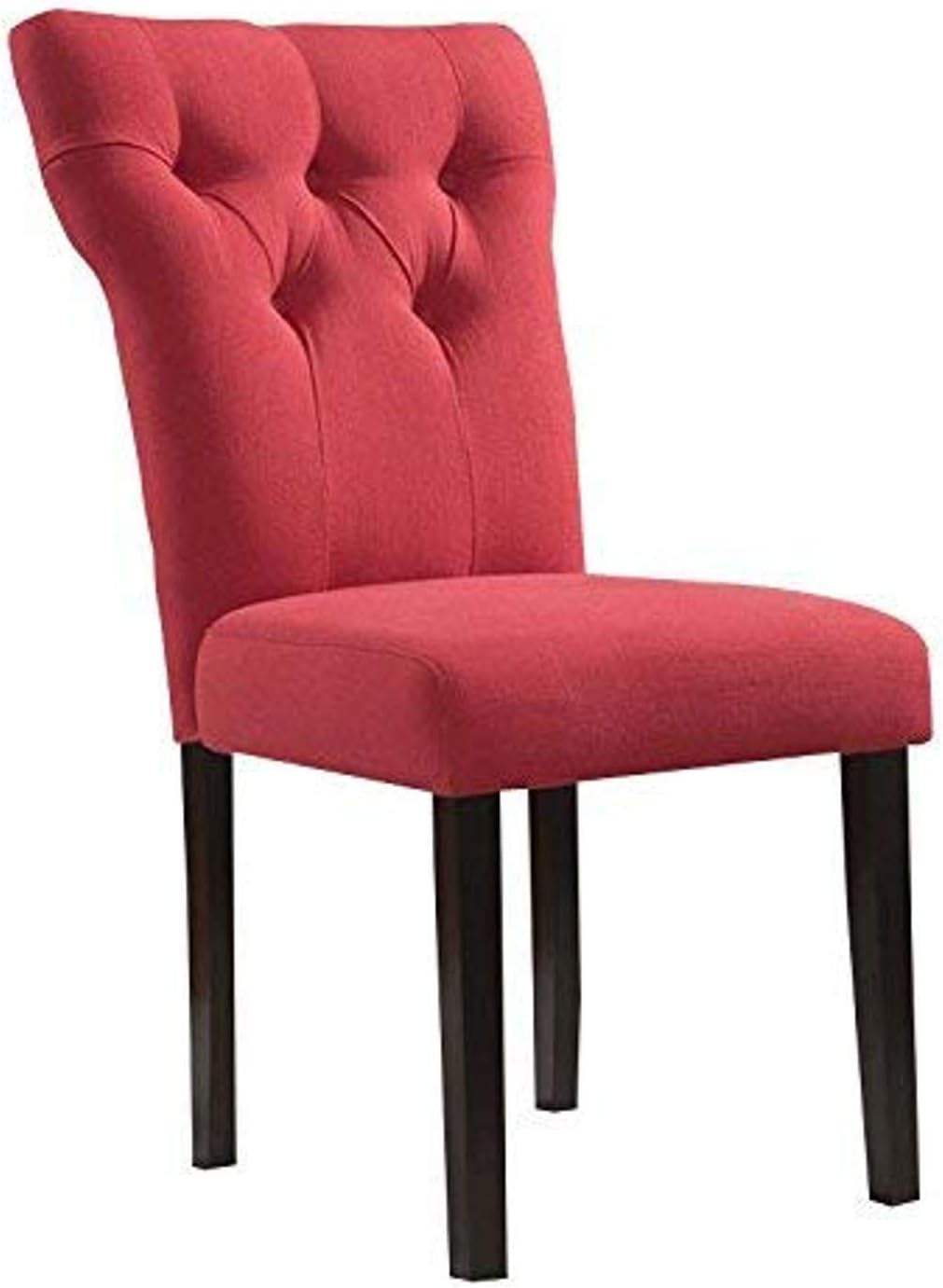 ACME Effie Gray Linen Side Chair Set of 2