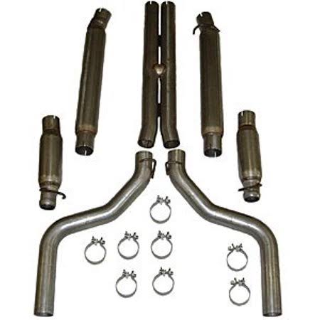 JEGS 30423 Aluminized Steel Cat-Back Exhaust Kit