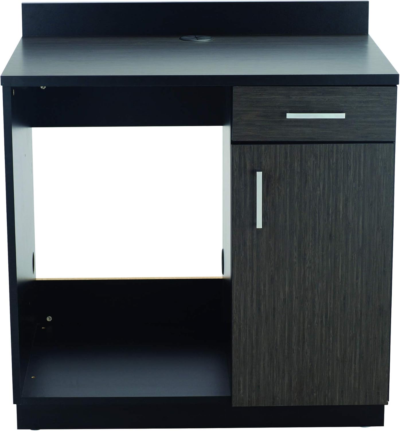 Safco Products 1705AN Modular Hospitality Breakroom Base Cabinet, Appliance, Asian Night Base/Black Top