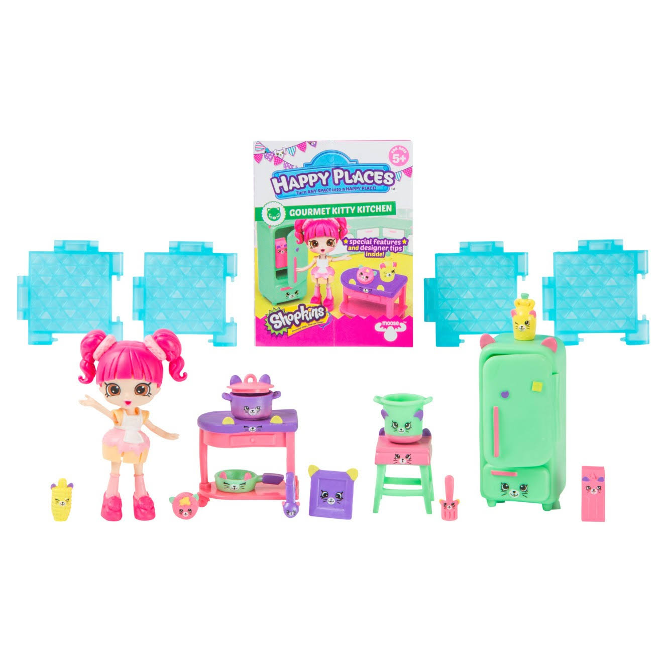 Shopkins Season 3 Happy places Welcome Pack - Gourmet Kitty Kitchen