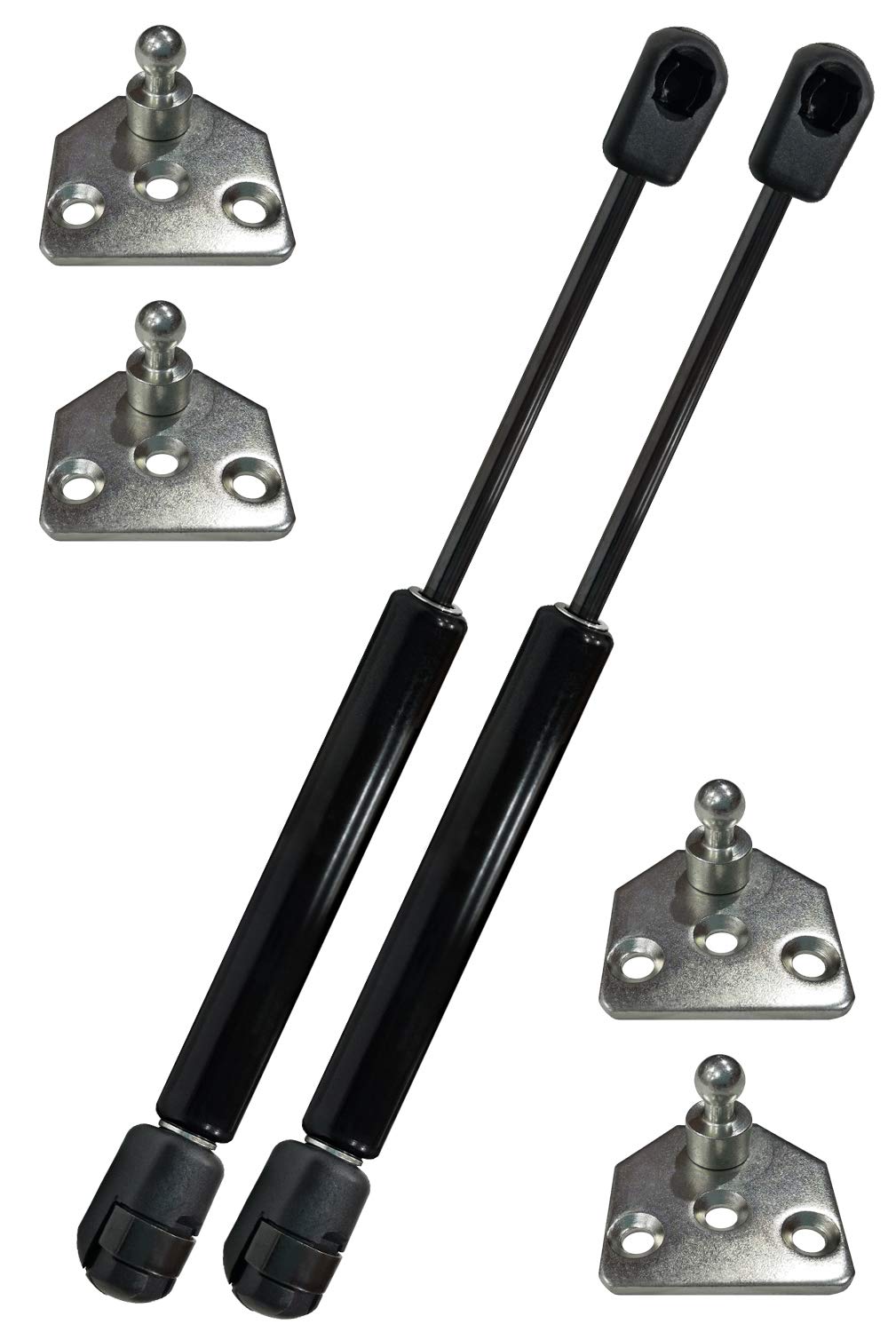 Bansbach Easylift Kit with Gas Spring W7W7F46-090-244/335N and Ball Sockets and Brackets 900BA4s AF640-665
