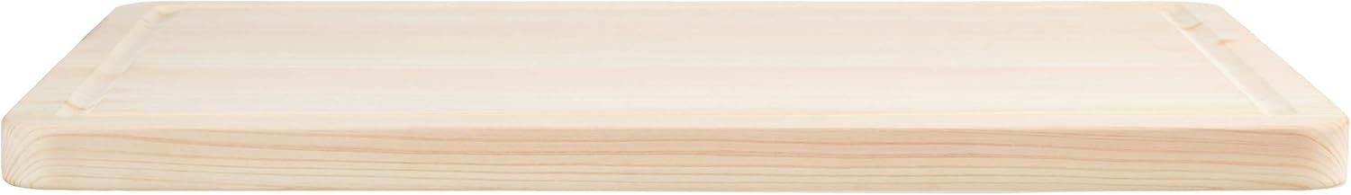 Shun Hinoki Board, Large Wood Cutting Surface with Juice Groove, , 20 x 14 x 1 Inches