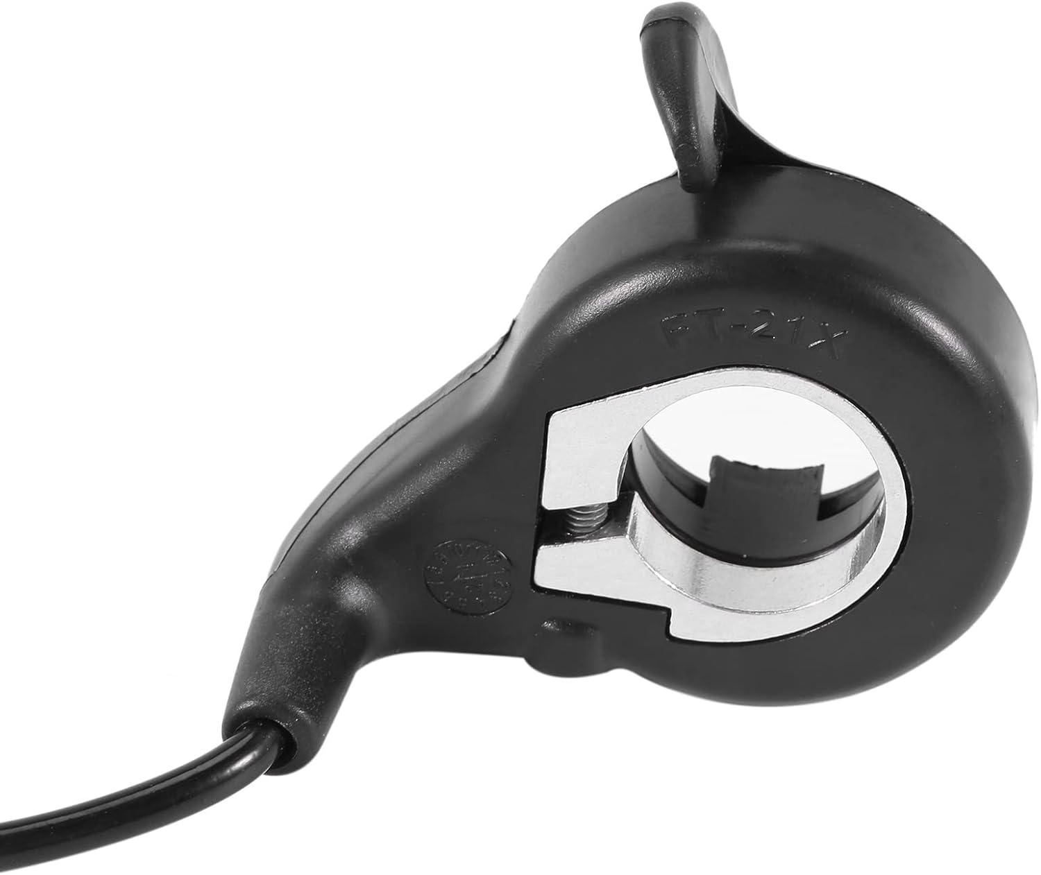 Bakyan EBike Electric Bicycle Thumb Throttle, FT-21X Finger Throttle Accelerator, Speed Control for Ebike Pocket Razor Scooter Accessories Part, 12-72V Universal
