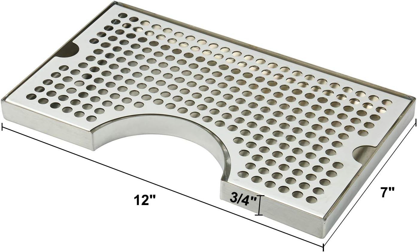 DasMarine Beer Drip Tray Surface Mount No Drain, 12