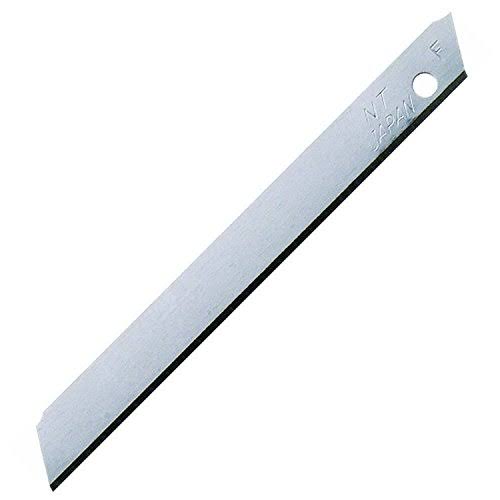 NT Cutter 9mm Solid Blades Without Snap-Off Lines, 400-Blade/Pack, 1 Pack (BA-4000-ON)