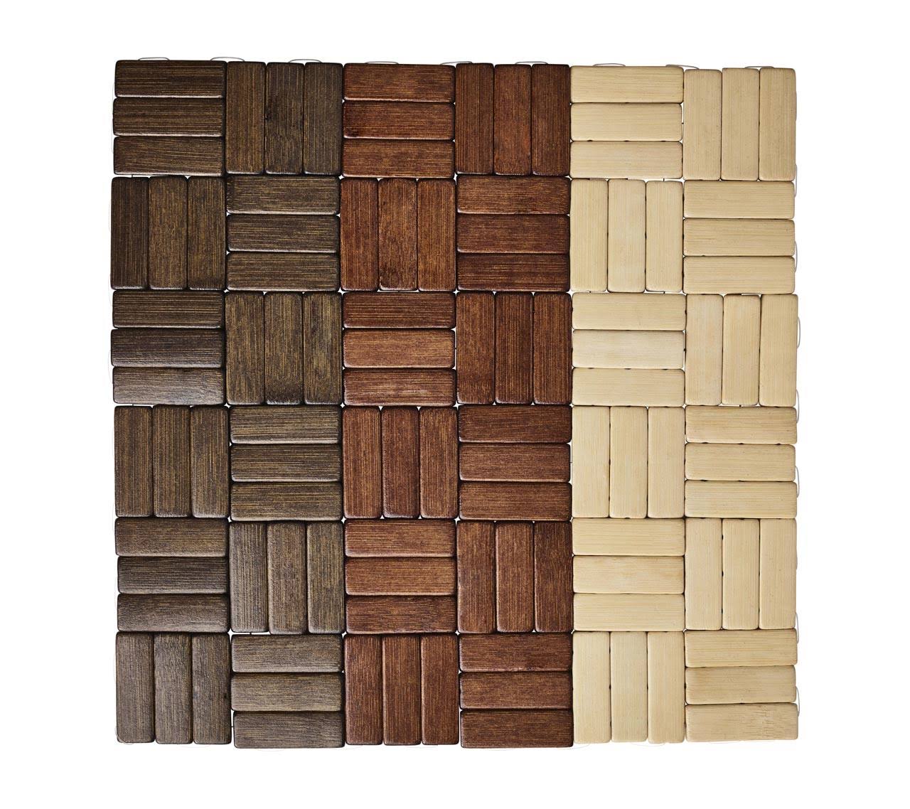 Jengaa Placemat, Brown Set of 4 by Kim Seybert