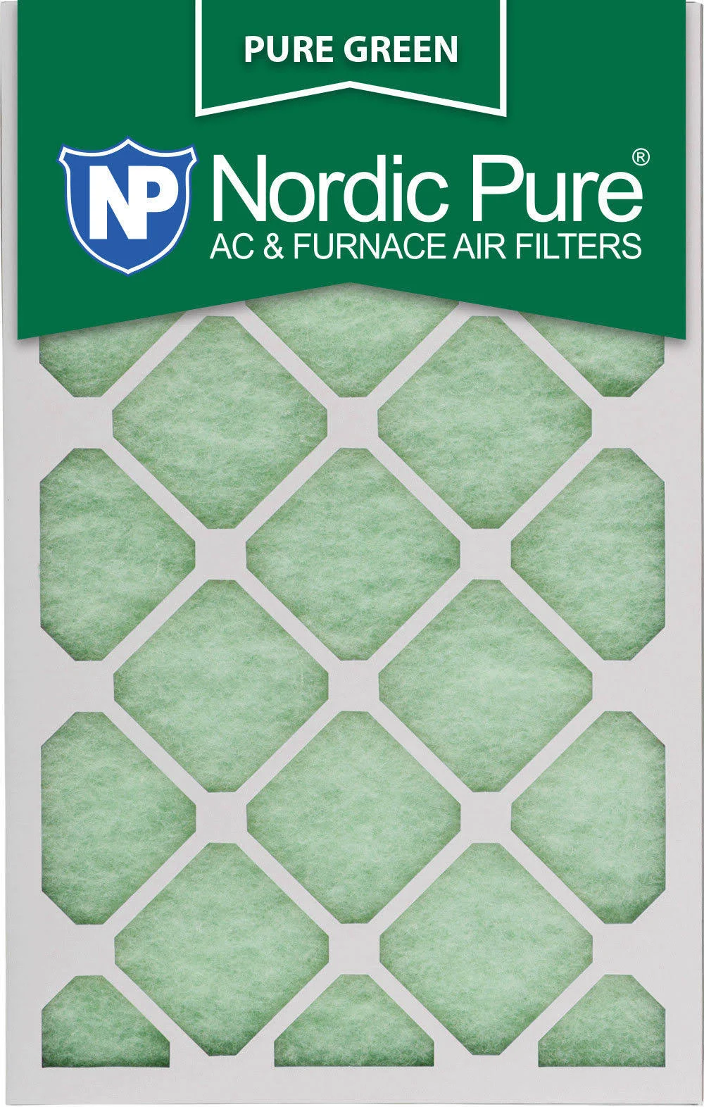 Nordic Pure 15x20x1 Pure Green AC Furnace Air Filters 6 Pack