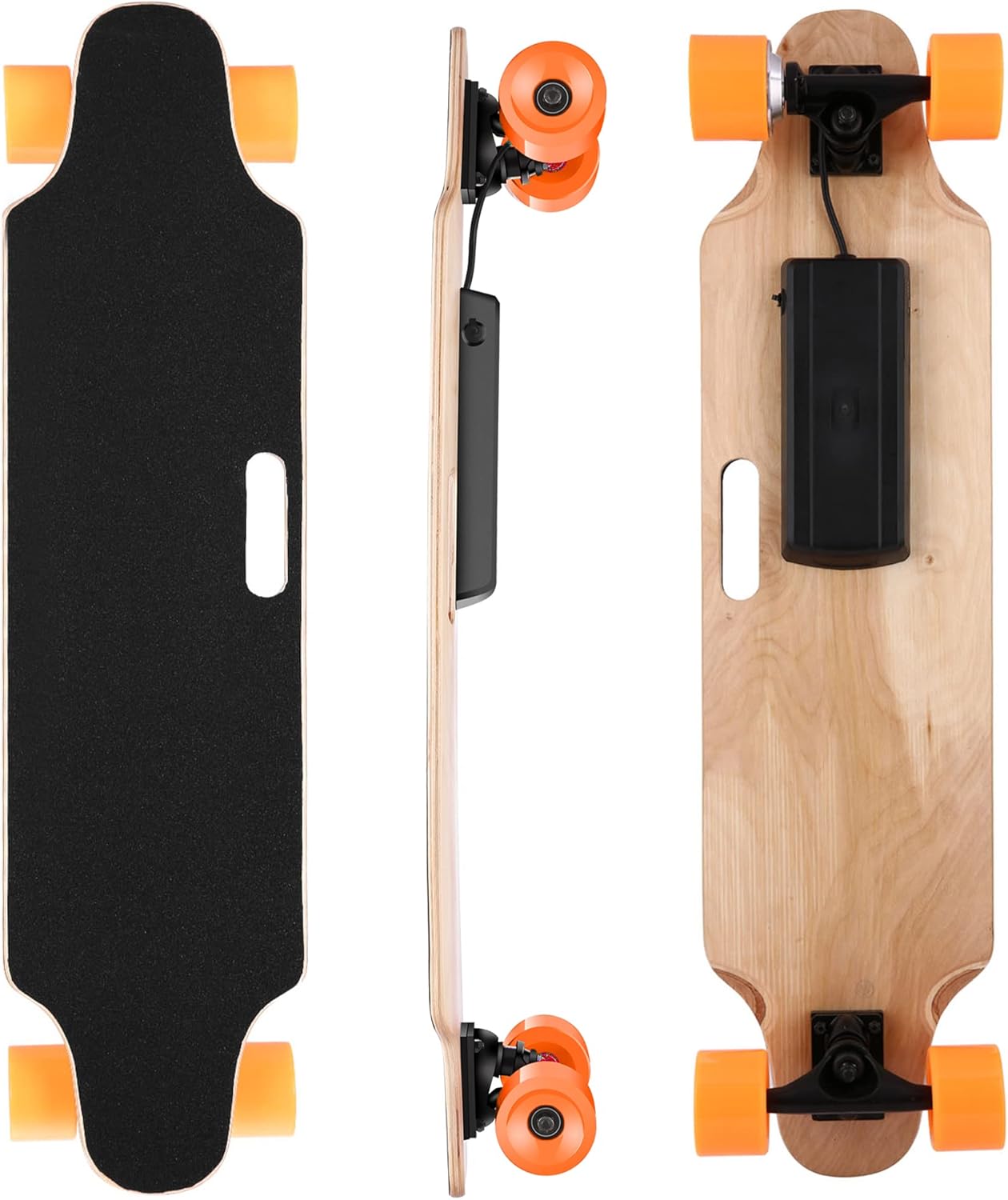 Aceshin 35.4'' 350W Electric Skateboard 8 Layers Maple Motorized Longboard Skateboard 12MPH Top Speed with Wireless Remote Control Best Gift for Adult Teens