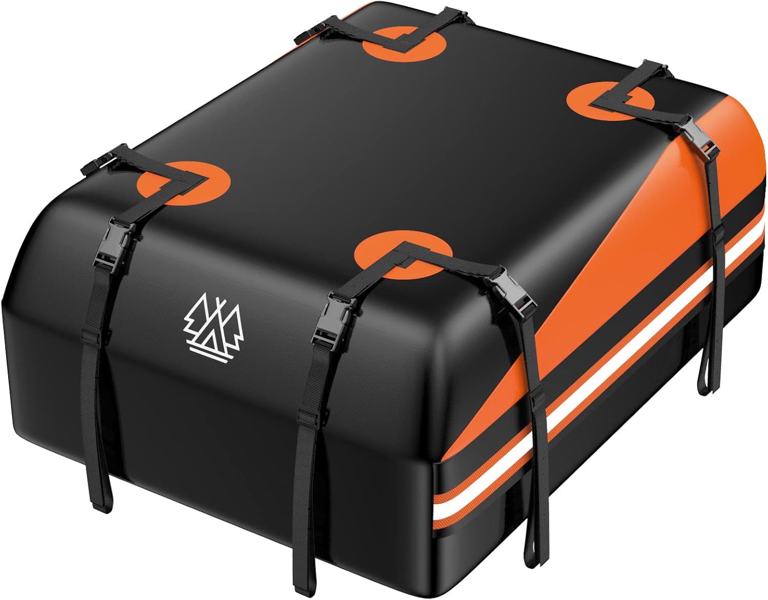 FARVEL Car Rooftop Cargo Carrier Bag, Waterproof 15 Cubic feet Car Roof Bag for All Vehicle with/Without Racks, Includes Anti-Slip Mat, 8 Reinforced Straps, 6 Door Hooks&hellip;