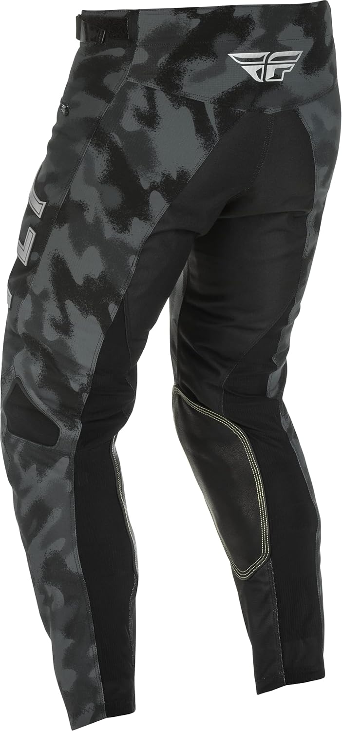 Fly Racing 2022 S.E. Kinetic Tactic Pants (Grey/Black Camo, 28)