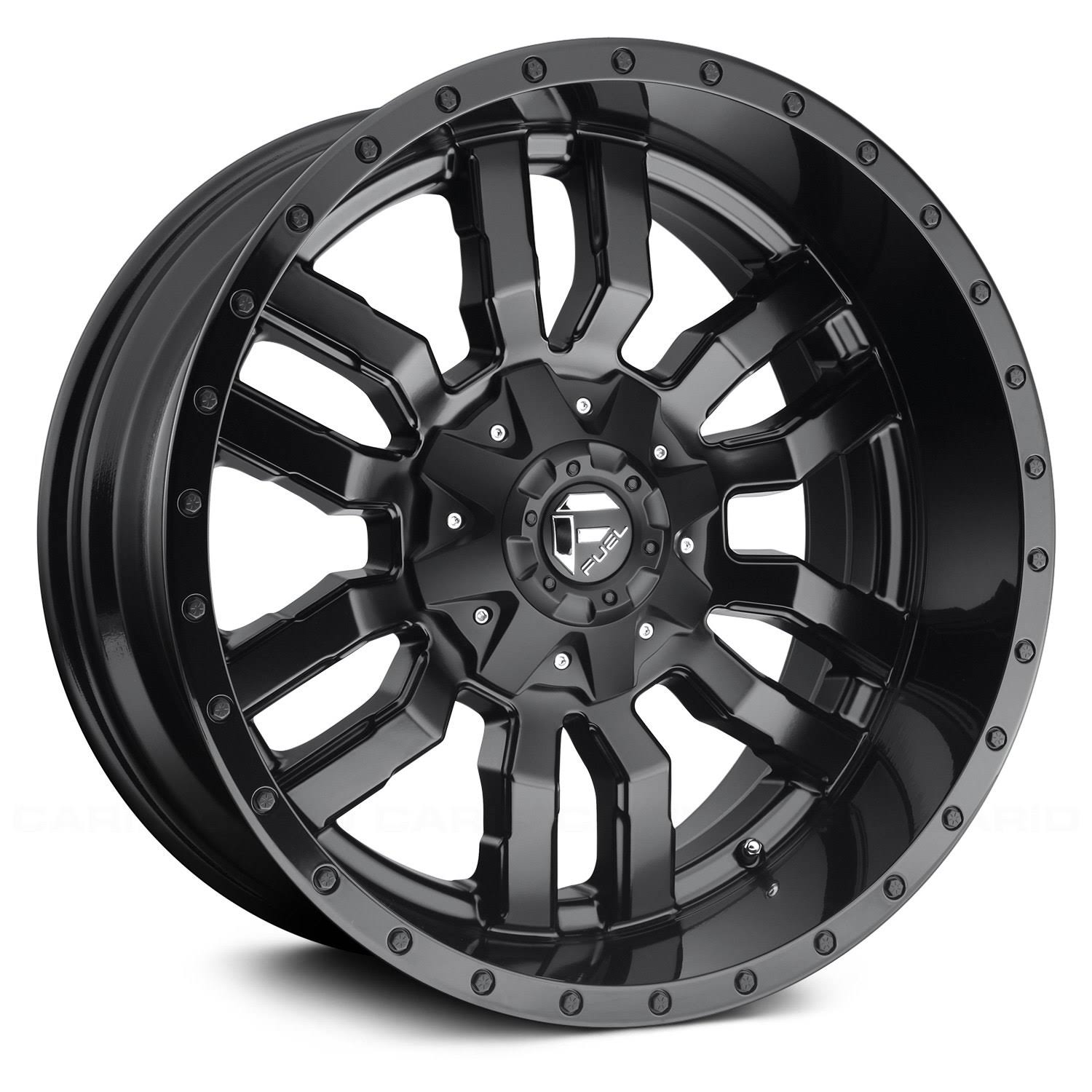Fuel Sledge D596 20x9 Matte Gloss Black 5x127 20 Offset