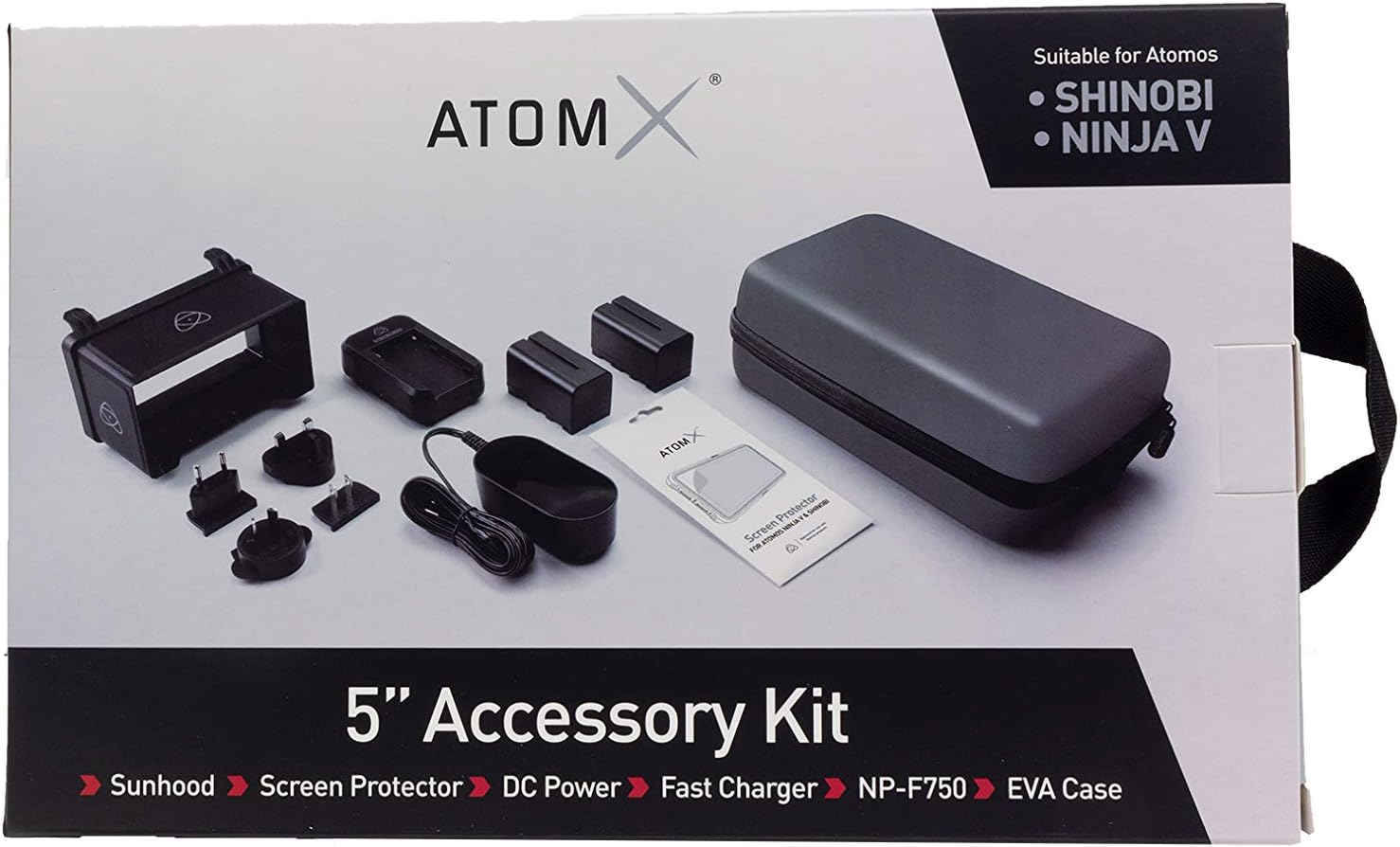 Atomos 5-Inch Accessory Kit for Shinobi, Shinobi SDI and Ninja V Monitors