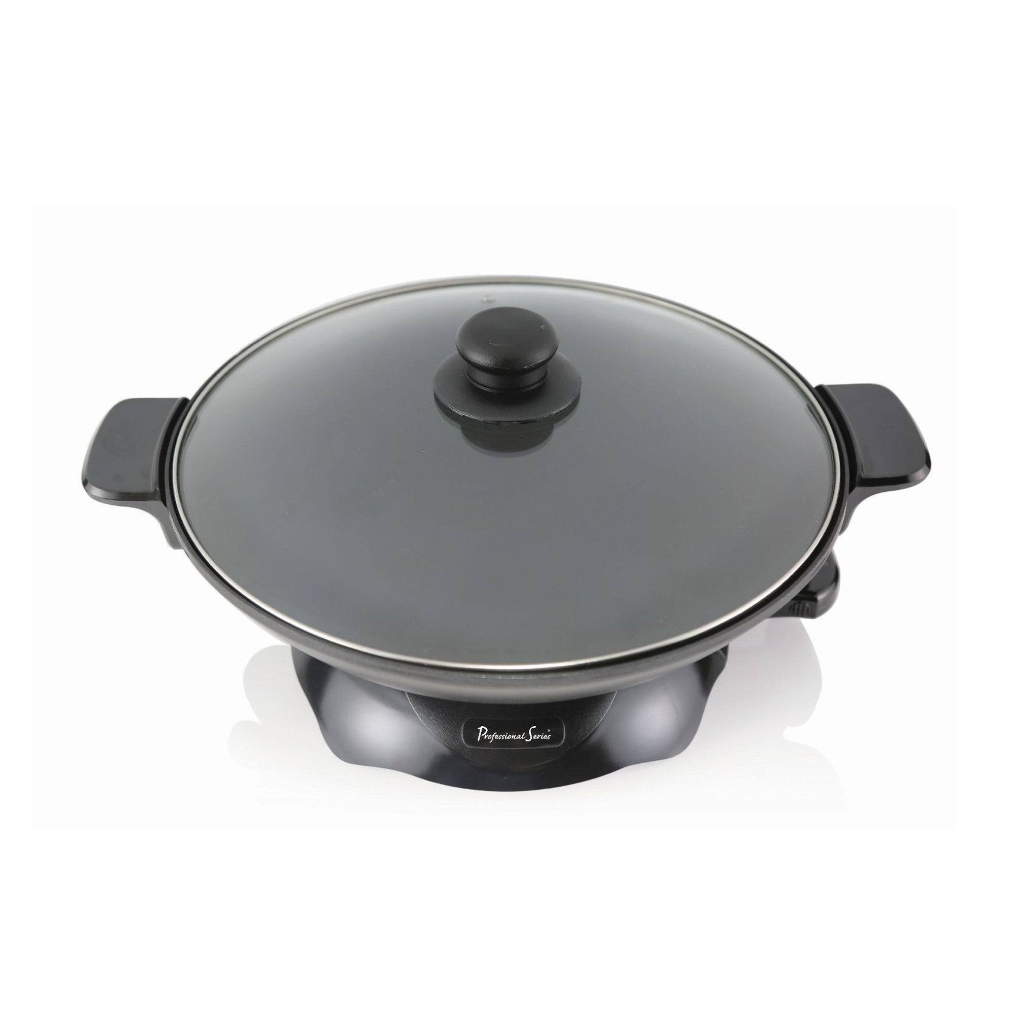 Continental Electric Ps-sk319 Chef Electric Wok, 4.5 Quart, Black