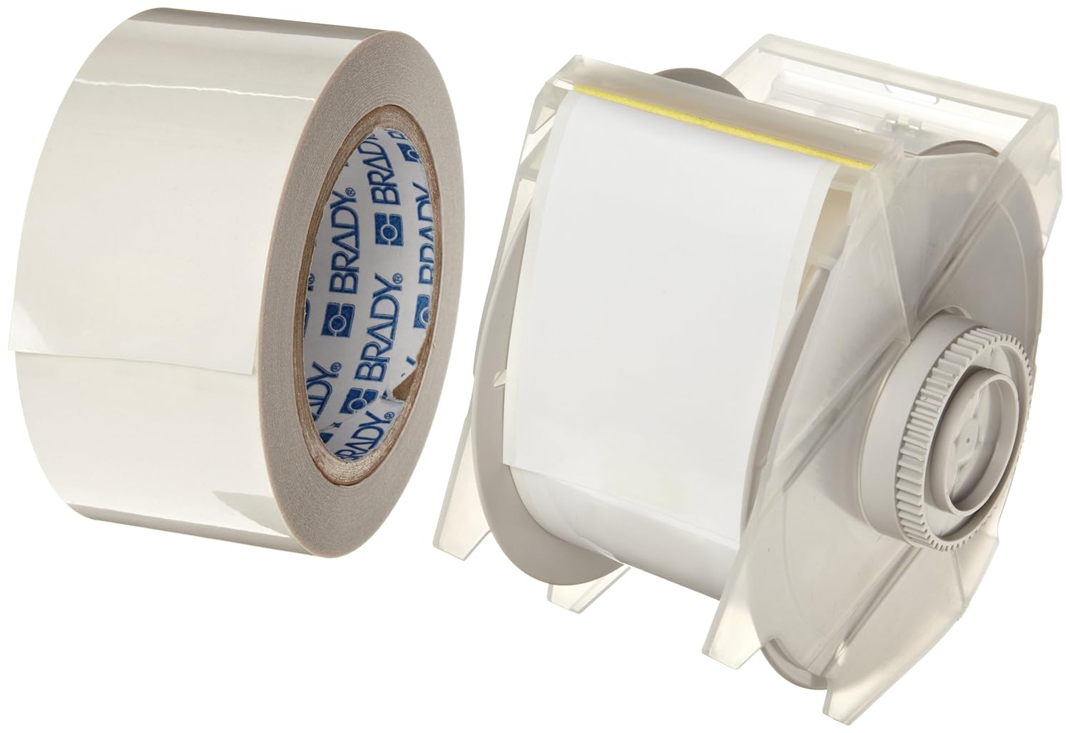 Brady ToughStripe Nonabrasive Floor Marking Tape with Overlaminate, 100' Length, 2-1/4