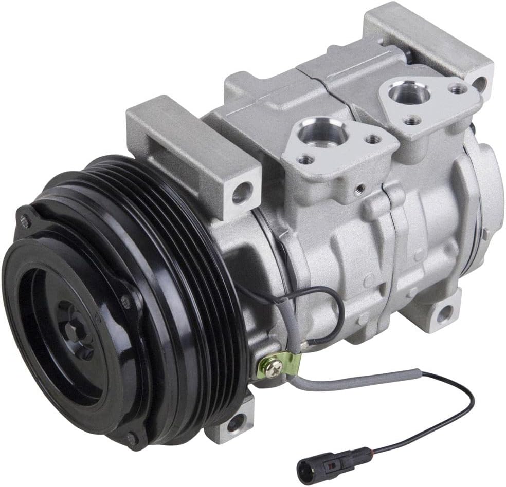 AC Compressor & A/C Clutch For Suzuki Grand Vitara & XL-7 Replaces Denso 10S13C 4-Groove - BuyAutoParts 60-00834NA NEW