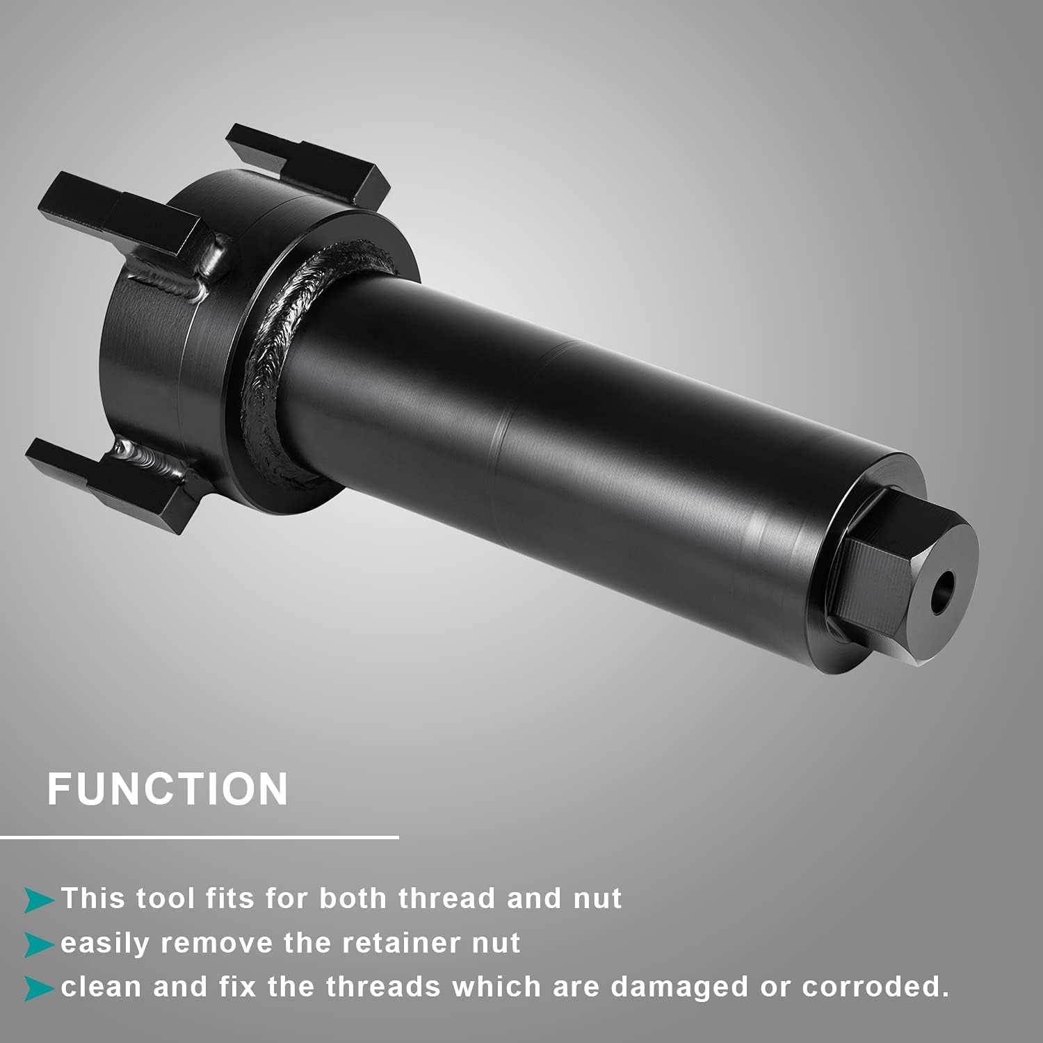 Yoursme Thread Chaser Nut Removal Tool Fits for Yamaha 101mm Gear Housing Replace 983-115 YB-34447