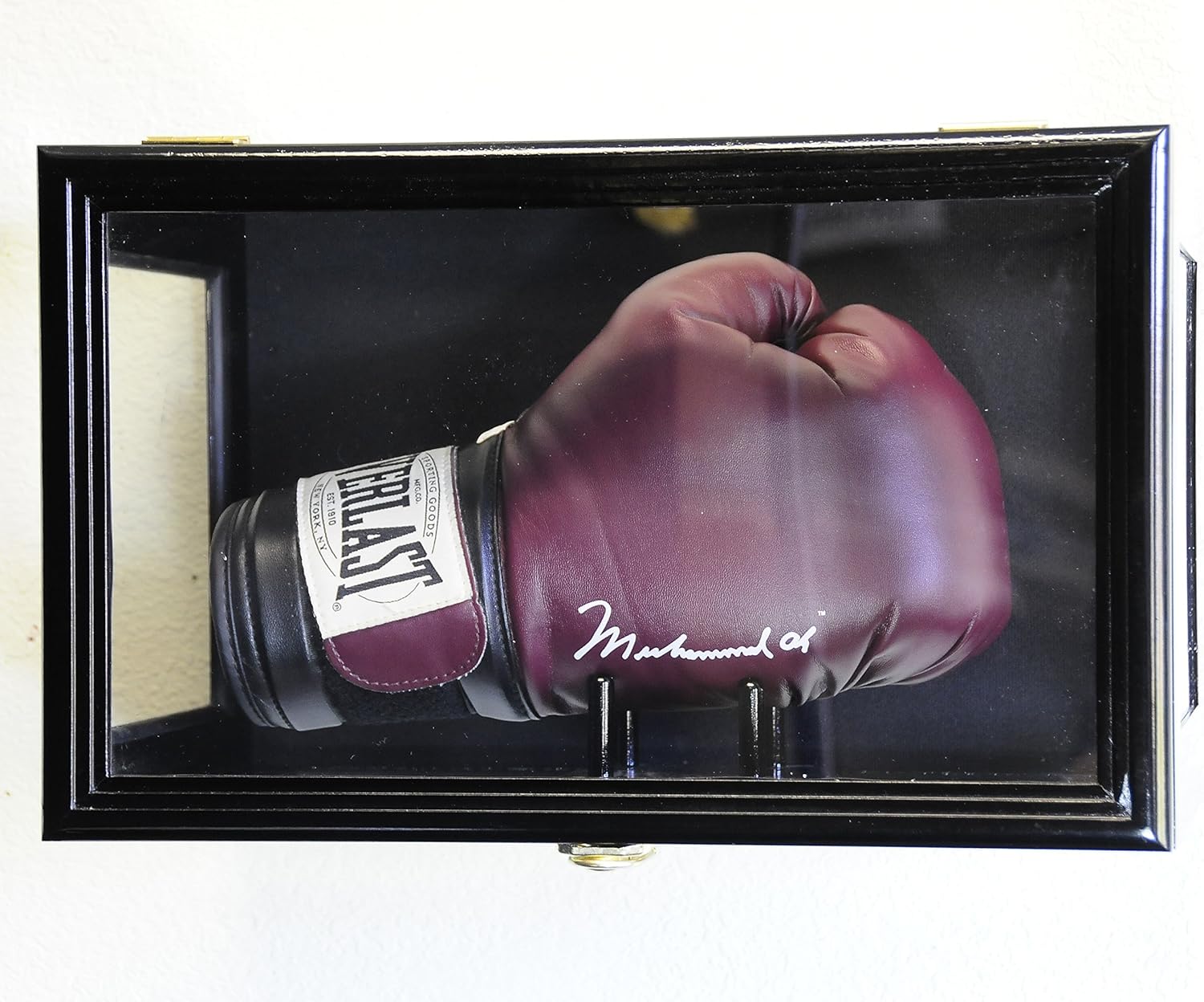 Clear Viewing Boxing Glove Display Case Cabinet Wall Rack/Free Standing Pack of 2