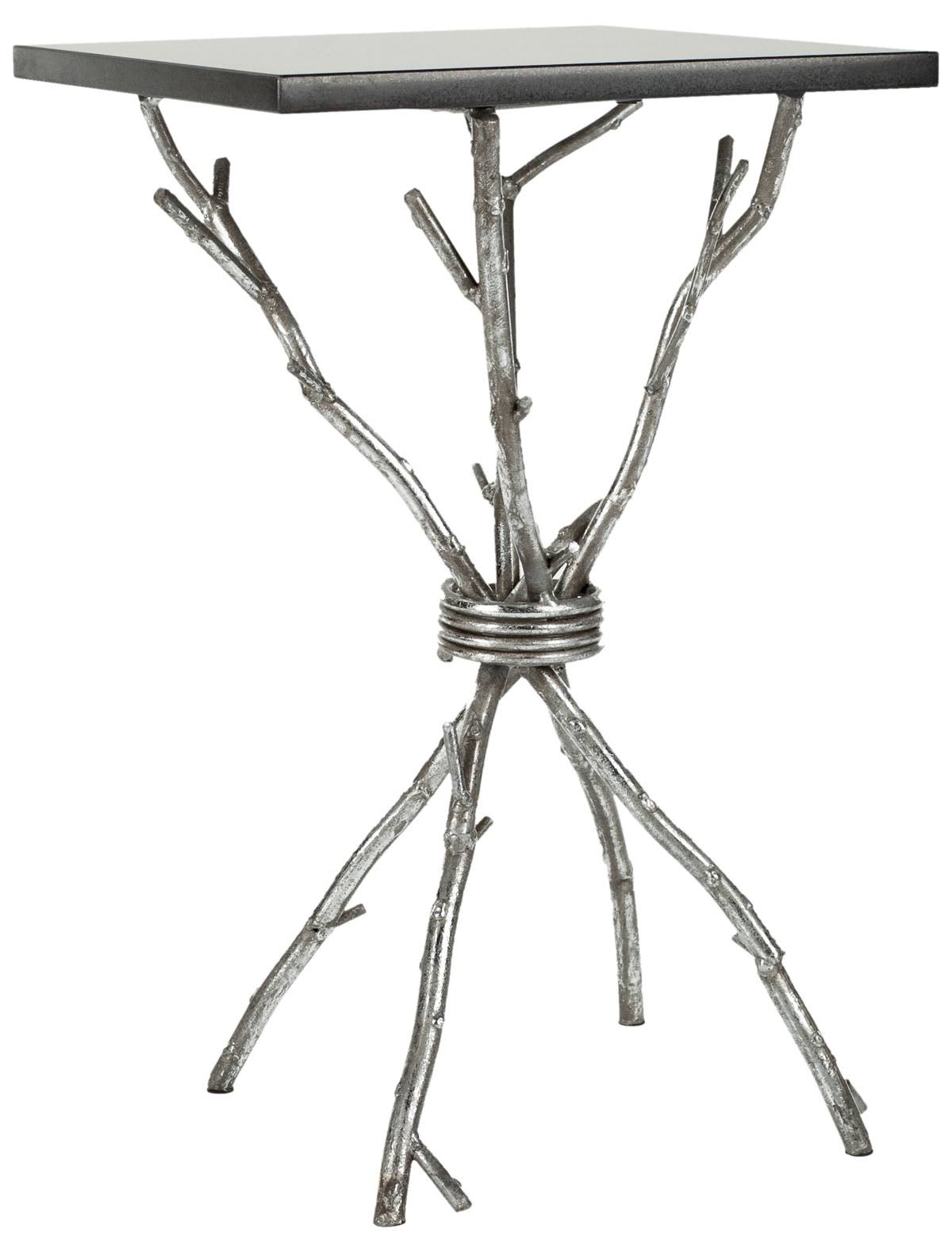 Safavieh Alexa Accent Table - Silver / Black