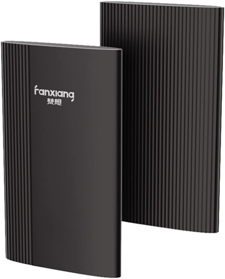 1TB Portable SSD Solid State External Hard Drive, USB 3.2 Type-C 3D NAND Flash High Speed Read Write, Up to 550MB/s for Mac, Pc, Laptop, Android Smartphone with Type-C Interface, Black