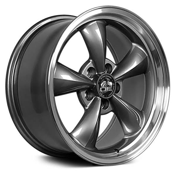 OE Wheels 17x9 Wheel Fits Ford Mustang - Bullitt Style Anthracite Rim, Black