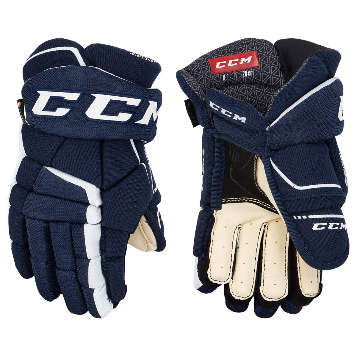 CCM Tacks 9060 Hockey Gloves - Junior - Navy/White - 12.0x22